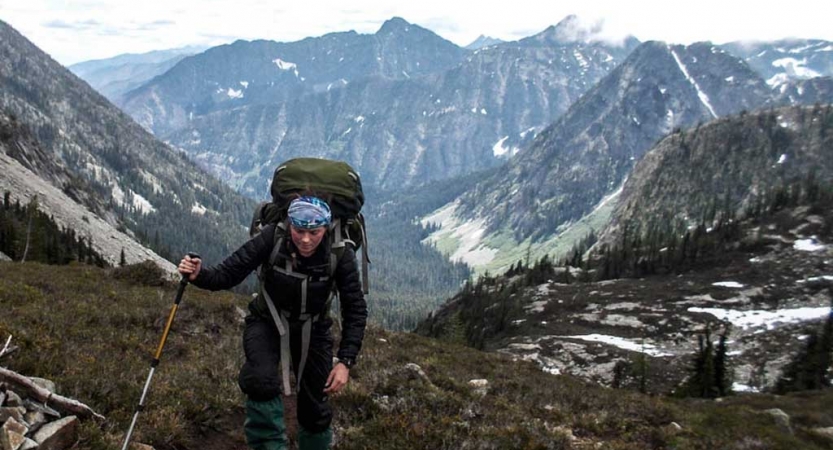 adult backpacking in the pacific northwest